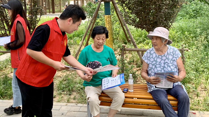 太阳集团1088vip新区应急管理局开展安全知识宣讲志愿服务活动